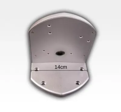 Universal Montagewinkel Wandarm Halterung Wandkonsole silber / Länge 180mm — Bild 5