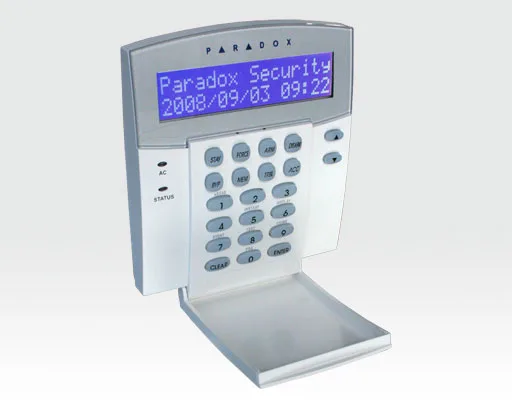 Bedienteil EVO-BUS LCD Display und integr. RTX3 Funkempfänger 433MHz 2way kompatibel mit EVO 192