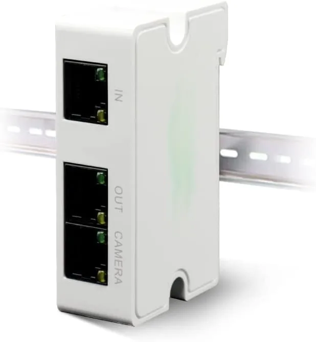 POE Splitter passiv IEEE 802.3af/at zu 2 POE Geräten wie IP-Kameras, IP-Telefon, Wireless AP