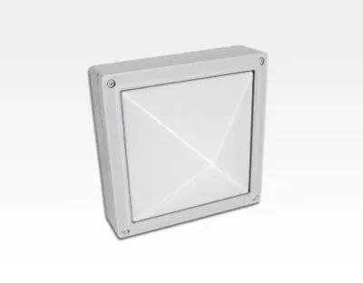5W LED Wand/Deckenleuchte weiß quadratische Pyramide TageslichtW / 6000-6500K 450lm 230VAC IP65 120Grad — Bild 2