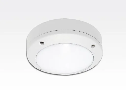 3W LED Wand/Deckenleuchte weiss rund Tageslicht Weiß / 6000-6500K 450lm 230VAC IP54 120Grad
