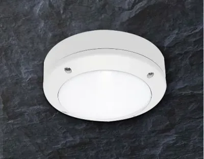 3W LED Wand/Deckenleuchte weiss rund Tageslicht Weiß / 6000-6500K 450lm 230VAC IP54 120Grad — Bild 2