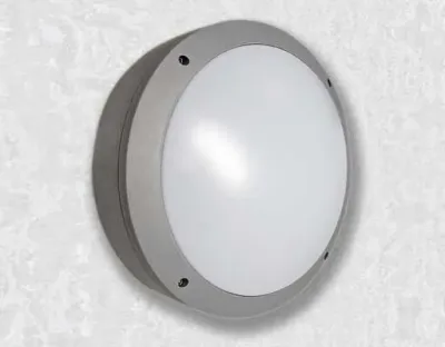 20W LED Wand/Deckenleuchte grau rund Tageslicht Weiß / 6000-6500K 900lm 230VAC IP65 120Grad — Bild 2
