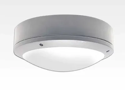 40W LED Wand/Deckenleuchte grau rund Tageslicht Weiß / 6000-6500K 1800lm 230VAC IP65 120Grad