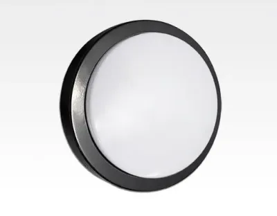 3W LED Wand/Deckenleuchte anthrazit rund Tageslicht Weiß / 6000-6500K 135lm 230VAC IP65 120Grad — Bild 3