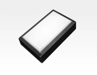 5W LED Wand/Deckenleuchte anthrazit rechteckig Tageslicht Weiß / 6000-6500K 225lm 230VAC IP54 120Grad — Bild 3