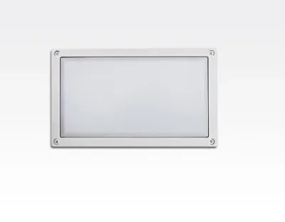 9W LED Wand/Deckenleuchte weiss rechteckig Tageslicht weiß / 6000-6500K 405lm 230VAC IP54 120Grad — Bild 5