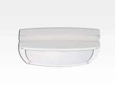 10W LED Wand/Deckenleuchte weiss rechteckig Tageslicht Weiß / 6000-6500K 450lm 230VAC IP54 120Grad