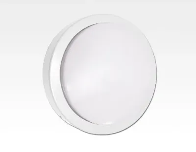 10W LED Wand/Deckenleuchte weiss rund Tageslicht Weiß / 6000-6500K 450lm 230VAC IP65 120Grad — Bild 3