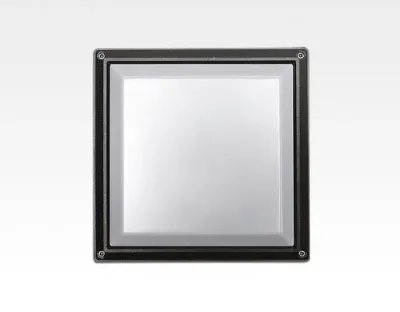 13W LED Wand/Deckenleuchte anthrazit quadr. Tageslicht Weiß / 6000-6500K 560lm 230VAC IP54 120Grad — Bild 5