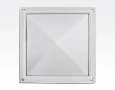 13W LED Wand/Deckenleuchte weiß quadr. pyramide Tageslicht Weiß / 6000-6500K 560lm 230VAC IP54 120Grad -Ausstellungsstück mit kleinen Schönheitsfehler — Bild 5