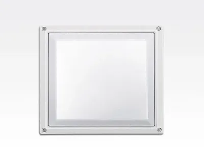 13W LED Wand/Deckenleuchte weiß quadratisch Tageslicht Weiß / 6000-6500K 560lm 230VAC IP54 120Grad -Ausstellungsstück mit kleinen Schönheitsfehler — Bild 5