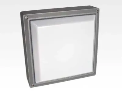 20W LED Wand/Deckenleuchte grau quadratisch Tageslicht Weiß / 6000-6500K 900lm 230VAC IP54 120Grad — Bild 5