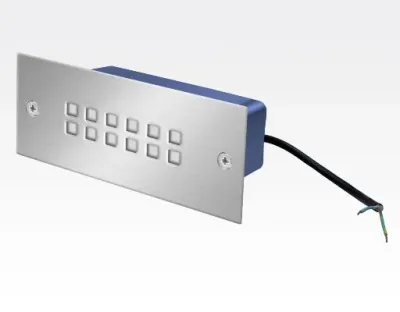 1,5W LED Boden-/Wand Einbauleuchte rechteckig Neutral Weiß / IP54 230VAC 110x45x54 — Bild 3