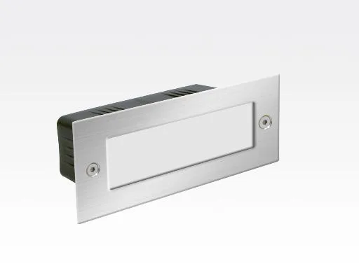 1,5W LED Boden-/Wand Einbauleuchte rechteckig Neutral Weiß / IP54 230VAC 110x45x54