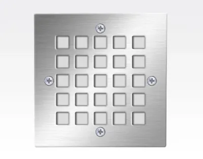 2W LED Boden-/Wand Einbauleuchte quadratisch Neutral Weiß / IP54 230VAC 105x105x78 — Bild 2