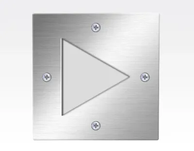 2W LED Boden-/Wand Einbauleuchte quadratisch Neutral Weiß / IP54 230VAC 105x105x78 — Bild 2