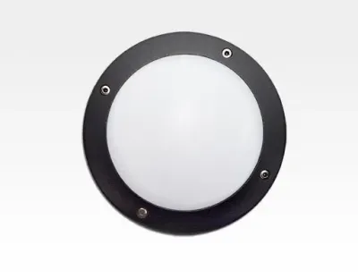 3W LED Wand/Deckenleuchte anthrazit rund Warm Weiß / 2700-3200K 450lm 230VAC IP54 120Grad — Bild 5