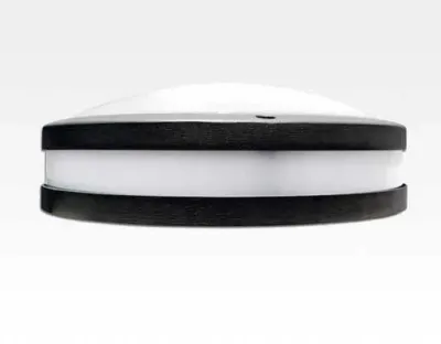 10W LED Wand/Deckenleuchte grau rund Warm Weiß  / 2700-3200K 450lm 230VAC IP54 120Grad — Bild 4