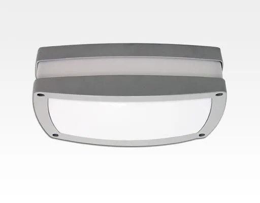 10W LED Wand/Deckenleuchte anthrazit rechteckig Warm Weiß  / 2700-3200K 450lm 230VAC IP54 120Grad