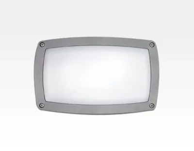 10W LED Wand/Deckenleuchte anthrazit rechteckig Warm Weiß  / 2700-3200K 450lm 230VAC IP54 120Grad — Bild 5