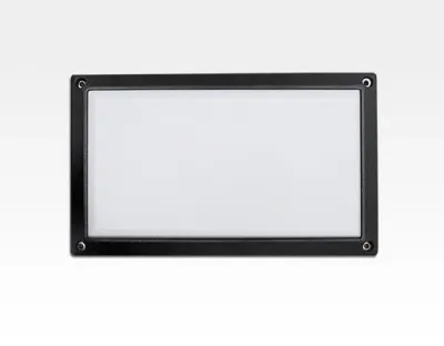 9W LED Wand/Deckenleuchte anthrazit rechteckig Warm Weiß / 2700-3200K 405lm 230VAC IP54 120Grad -Ausstellungsstück mit kleinen Schönheitsfehler — Bild 5