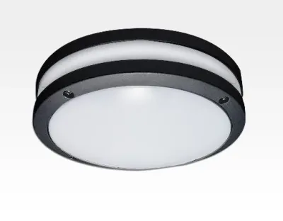 20W LED Wand/Deckenleuchte anthrazit rund Warm Weiß / 2700-3200K 900lm 230VAC IP54 120Grad -Ausstellungsstück mit kleinen Schönheitsfehler