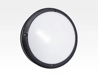 20W LED Wand/Deckenleuchte anthrazit rund Warm Weiß / 2700-3200K 900lm 230VAC IP54 120Grad — Bild 3