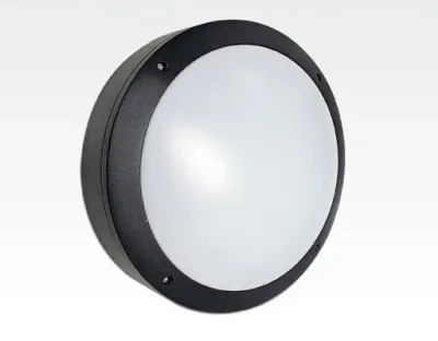 30W LED Wand/Deckenleuchte anthrazit rund Warm Weiß / 2700-3200K 1350lm 230VAC IP65 120Grad — Bild 3