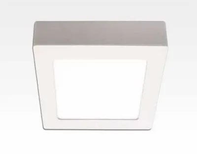 18W LED Aufbauleuchte weiß quadratisch dimmbar Neutral Weiß / 4200-4700K 1530lm 230VAC IP40 110Grad