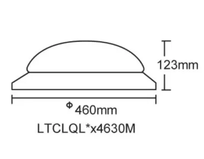30W LED Wand/Deckenleuchte w. rund Tageslicht W. Bewegungssensor / 6000-6500K 1700lm 230VAC 120Grad — Bild 5