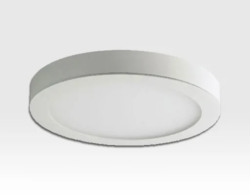14W LED Aufbau Paneelleuchte weiß rund Neutral Weiß / 4000-4500K 1055lm 230VAC 100Grad