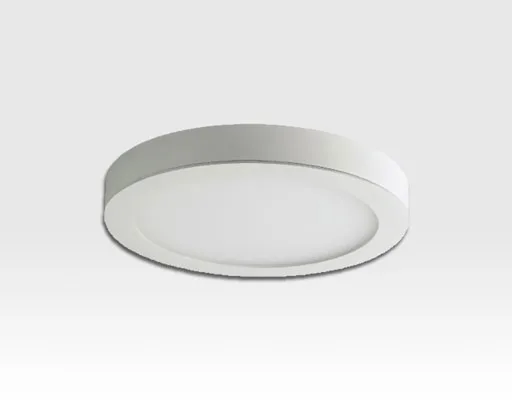 7W LED Aufbau Paneelleuchte weiß rund Warm Weiß / 2800-3300K 645lm 230VAC 100Grad