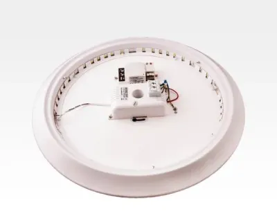 24W LED Wand/Deckenleuchte weiß rund Warm Weiß Bewegungssensor / 2800-3300K 1400lm 230VAC 120Grad — Bild 7