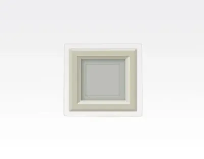 6W LED Einbau Downlight weiß quadratisch dimmbar Warm Weiß / 2700-3200K 450lm 230VAC IP44 110Grad — Bild 3