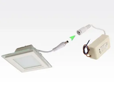 6W LED Einbau Downlight weiß quadratisch dimmbar Warm Weiß / 2700-3200K 450lm 230VAC IP44 110Grad — Bild 7