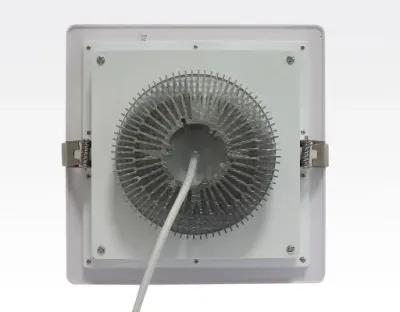 36W LED Einbau Downlight weiß quadratisch dimmbar Neutral Weiß  / 4000-4500K 3600lm 230VAC IP43 120Grad -Ausstellungsstück mit kleinen Schönheitsfehler — Bild 5