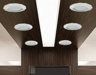 24W LED Einbau Downlight weiß dimmbar Neutral Weiß / 4000-4500K 2400lm 230VAC IP43 120Grad — Bild 2