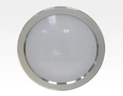 24W LED Einbau Downlight silber rund dimmbar Neutral Weiß / 4000-4500K 2400lm 230VAC IP43 120Grad — Bild 4