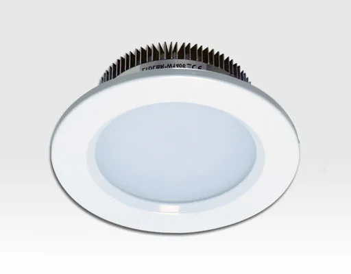 6W LED Einbau Downlight weiß rund Warm Weiss / 2700-3200K 504lm 230VAC 120Grad