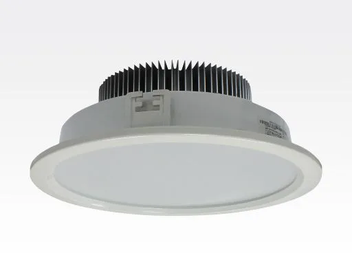 36W LED Einbau Downlight weiß rund dimmbar Warm Weiß / 2700-3200K 3024lm 230VAC IP20 120Grad -Ausstellungsstück mit kleinen Schönheitsfehler