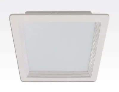 36W LED Einbau Downlight weiß quadratisch dimmbar Warm Weiß / 2700-3200K 3600lm 230VAC IP43 120Grad -Ausstellungsstück mit kleinen Schönheitsfehler