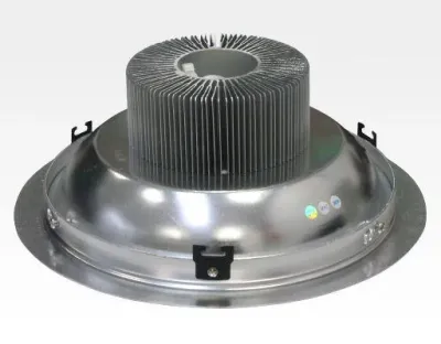 24W LED Einbau Downlight silber rund dimmbar Warm Weiß / 2700-3200K 2400lm 230VAC IP43 120Grad — Bild 2