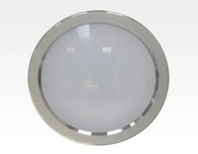 30W LED Einbau Downlight silber rund dimmbar Warm Weiß / 2700-3200K 3000lm 230VAC IP43 120Grad — Bild 5
