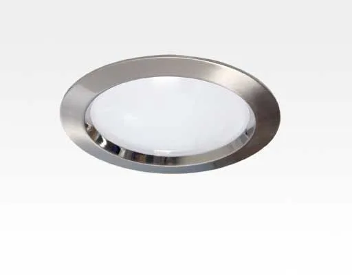 5W LED Einbau Downlight Edelstahl gebürstet rund dim.NeutralWeiß / 4000-4500K 320lm 230VAC IP40 120Grad