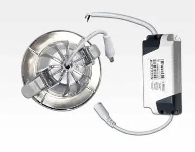 5W LED Einbau Downlight Edelstahl gebürstet rund dim.NeutralWeiß / 4000-4500K 320lm 230VAC IP40 120Grad — Bild 7