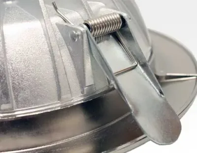 5W LED Einbau Downlight Edelstahl gebürstet rund dim. Warm Weiß / 2800-3300K 320lm IP40 230VAC — Bild 9