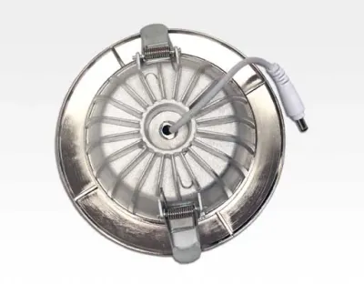 9W LED Einbau Downlight Edelstahl gebürstet rund dim. Warm Weiß / 2800-3300K 630lm 230VAC IP40 120Grad — Bild 6