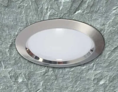 15W LED Einbau Downlight Edelstahl gebürstet rund dim. Warm Weiß / 2800-3300K 1100lm 230VAC IP40 120Grad — Bild 2