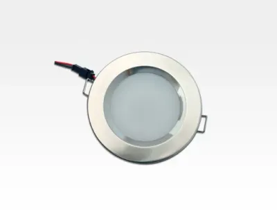 3W LED Einbau Downlight Aluminium gebürstet rund Warm Weiß / 2500-3300K 240lm 85-265VAC 120Grad — Bild 2